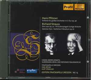 【美品 STAATKAPELLE DRESDEN (Profil】 KARL BOHM ベーム／R.STRAUSS,HANS PFITZNER：SYMPHONY FOR LARGE ORCHESTRA