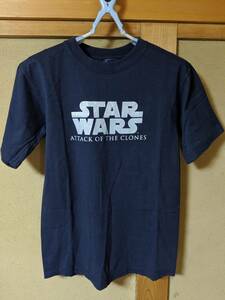 スターウォーズ　半袖Tシャツ STAR WARS ATTACK OF THE CLONES クローンの攻撃　C-3PO R2-D2