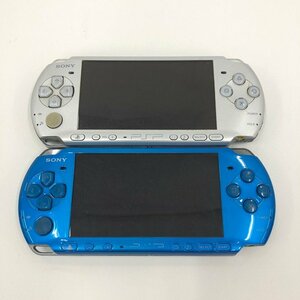 PlayStation Portable プレイステーション・ポータブル PSP-3000 2点セット 通電未確認【CKAE3036】