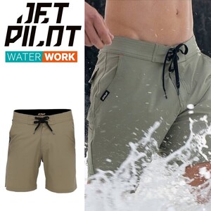 ジェットパイロット JETPILOT ボードパンツ メンズ 送料無料 ジェットライト ボードショーツ JPW39 カーキ 32 海パン ワークウェア