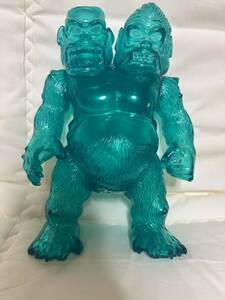 ソフビ Sofubi HxS キングゴリラ獣 30CM CLEAR クリスタルブルー