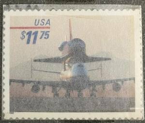外国切手 アメリカ スペースシャトルと輸送機 セルフ糊