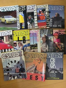 ★カーボーイ　CAR BOY 1990年　1月～12月号　4月号別冊付録付き