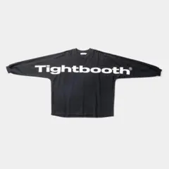 TIGHTBOOTH - BIG LOGO LS T-SHIRT 黒　L