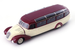 S=1/43 AUTO CULT オートカルト 10008 MB O3750 Streamline ストリームラインバス 1936 赤/白 2021限定仕様 333台限定 新品未開封 現状渡し