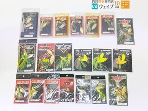 エバーグリーン Dゾーン パワーブレード 1/2oz・TRデルタフォース 1/2oz、スミス コーリングアップ SP 3/8oz 他 計20点 未使用品