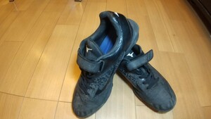 ミズノ mizuno ポイントスパイク ブラック 23.0cm【USED】