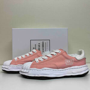 Maison MIHARA YASUHIRO BLAKEY OG SOLE CANVAS LOW-TOP PINK メゾン ミハラヤスヒロ ブレイキー OG A08FW735 サイズ43