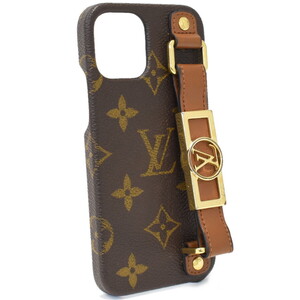 1円 ◆良品 LOUIS VUITTON ルイヴィトン iPhoneケース iPhone12 12Pro バンパー ドーフィーヌ M69782 モノグラム◆K.Csme.tI-04