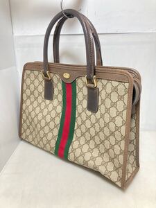 49-78 GUCCI オールドグッチ ハンドバッグ シェリーライン ヴィンテージ