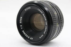 【返品保証】 【和製ズミクロン】リコー Ricoh XR RIKENON 50mm F2 レンズ v4978