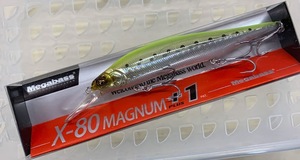 メガバス X-80 MAGNUM+1 HT CHART BACK IWASHI