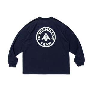 希少★新品本物【紺★3】★TEAM DESIGN LS チームデザイン グラフィック 正規店購入 ディセンダント 限定品 入手困難 DESCENDANT 21AW SPOT