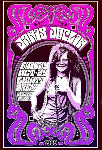 ポスター★ジャニス・ジョプリン 1969年 カンサス コンサート★Janis Joplin 1969 Kansas 