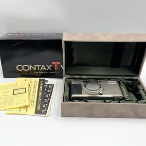 【コレクター必見】CONTAX コンタックス TVS コンパクト フィルムカメラ Carl Zeiss Vario Sonnar 3.5-6.5/28-56 動作未確認 EA0