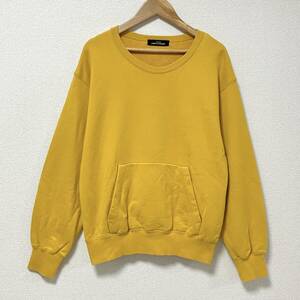 AD1990 tricot COMME des GARCONS ポケット付 スウェット イエロー トリココムデギャルソン トレーナー 90s VINTAGE archive 4080384