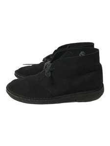 Clarks◆ブーツ/25cm/BLK/スウェード//