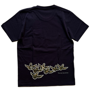 処分 narifuriナリフリ×MARK GONZALES NFMG-02 ヘビーコットンTシャツ Mサイズ NAVY 新品未使用