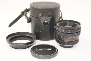 n-2●売り切り●Nitto Kogaku Kominar 35mm F2.8●日東光学 コミナー●メタル レンズ フード付●M42マウント●