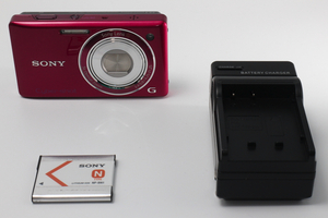 4744- ソニー SONY Cyber-shot DSC-W380/R レッド 貴重なほぼ新品