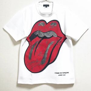 2006年春夏コムデギャルソンオムプリュス × ザ ローリングストーンズ 半袖ポリエステルＴシャツ