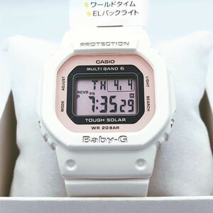 【カシオ】 ベビージー レディース 新品 腕時計 BGD-5000-7DJF ホワイト 未使用品 女性 CASIO