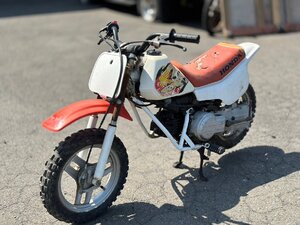 ●初爆OK! HONDA ホンダ QR50 AE01 モトクロッサーモデル キッズバイク 1990年モデル 競技用車両 レーサー オフロード 札幌発