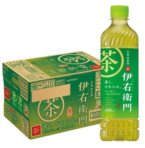 【送料込み】サントリー 緑茶 伊右衛門 お茶 600ml × 24本 消費期限25年２月　ラベルレスもあります。