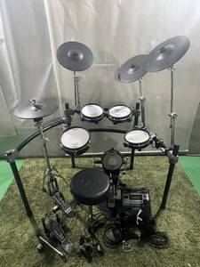 ジャンク/Roland/ローランド/V-Drums/電子ドラム/エレドラ/セット/モジュール/イス/ペダル付き/TD-12/0106a