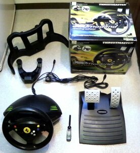 中古 360modena RACING WHEEL ☆レーシング コントローラー☆ ハンドル ☆ 初代Xbox用で最も高性能なハンドルコントローラー！