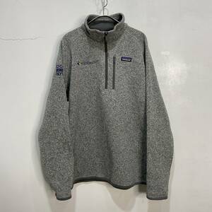 ☆送料無料☆☆Patagonia☆ハーフジップベターセーターフリースプルオーバー☆グレー☆霜降り☆XL☆D24M