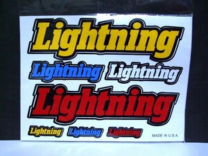 ★激安★即決★新品★Lightning★ライトニング★ステッカー★送料１４０円★