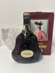 【1円～】ヘネシー XO 金キャップ グリーンボトル 700ml 40％ 箱付 241124 Hennessy COGNAC