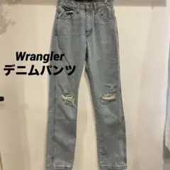 used Wrangler デニムパンツ ラングラー　古着　ダメージジーンズ