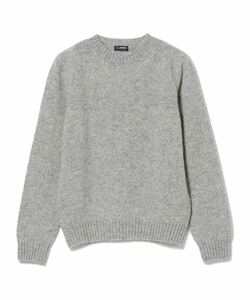 BEAMS F シェットランド　クルーネックニット　24AW 新品　グレー　S