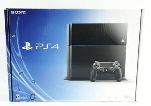 【 FW：9.60 】1円スタート 中古ゲーム機 Playstation4 500GB CUH-1100AB01 ジェット・ブラック プレステ PS4