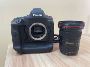 Canon EOS-1D X Mark III デジタル一眼レフカメラ ZOOM LENS EF16-35ｍｍ　1：2.8 Ｌ ＵＳＭ 動作未確認 ジャンク品 水没可能性あり