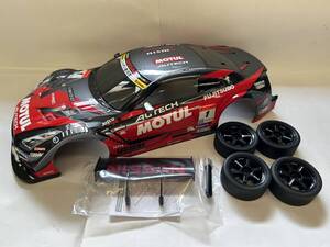 ★タミヤ★新品 未使用 モチュールオーテック R35 XB メーカー塗装済ボディ TT-02 TT02 MOTUL AUTECH GT-R TAMIYA body 1/10 SUPER GT R35