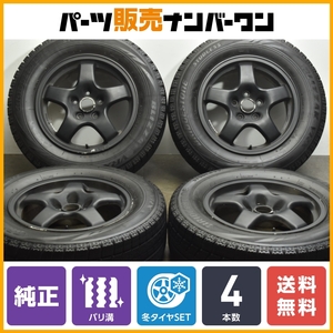 【バリ溝】ニッサン R32 スカイライン 純正 16in 6.5J +40 PCD114.3 ブリヂストン ブリザック VRX 215/65R16 エクストレイル エルグランド