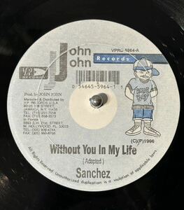 US盤 SANCHEZ / Without You In My Life (12