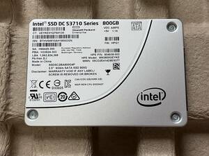 未使用 Intel SSD DC S3710 800GB SSD HET MLC チップ SATA 2.5inch データセンター 高耐久 停電時保護 NAS