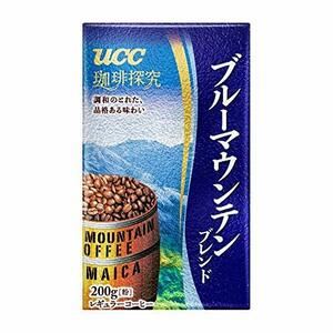 UCC 珈琲探求 ブルーマウンテンブレンド レギュラーコーヒー(粉) 真空パック 200g レギュラー(粉)