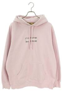 シュプリーム バーバリー パーカー Burberry Box Logo Hooded Sweatshirt サイズ:L バーバリーボックスロゴパーカー 中古 SB01