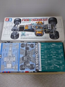 TAMIYA タミヤ 未組立 1/10スケール フォーミュラ1 レーシングカー 電動ラジコンカー F103RXシャーシキット オプションパーツ付き