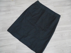 H83 組曲 美品 前後裾左右スリットデザイン スカート サイズ5：大きいサイズ レディース