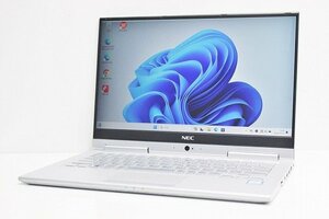 1円スタート ノートパソコン 2in1PC Windows11 WPS office搭載 NEC VersaPro VKT16G 第8世代 Core i5 SSD256GB メモリ8GB 13.3 カメラ