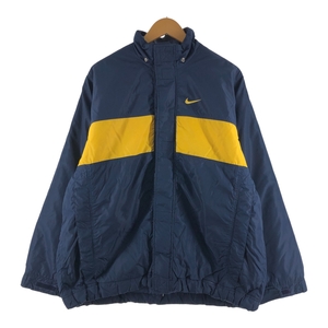 古着 90年代 ナイキ NIKE バックロゴ 中綿ジャケット パファージャケット メンズL相当 ヴィンテージ /eaa510464