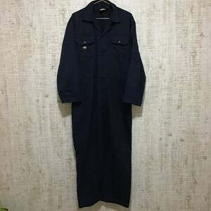 A596◇Dickies｜ディッキーズ　オーバーオール　ネイビー　サイズM