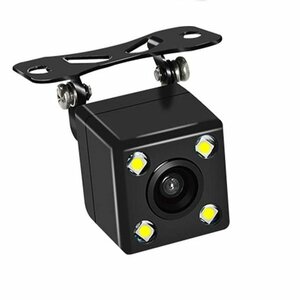 車載カメラ　LEDバックカメラ 高画質 超広角リアカメラ超強暗視 角度調整可能　ガイドラインなし　小型 リアカメラ 夜でも見える　12V