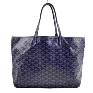 ゴヤール GOYARD トートバッグ サンルイPM レザー ネイビー SUT120081 バッグ